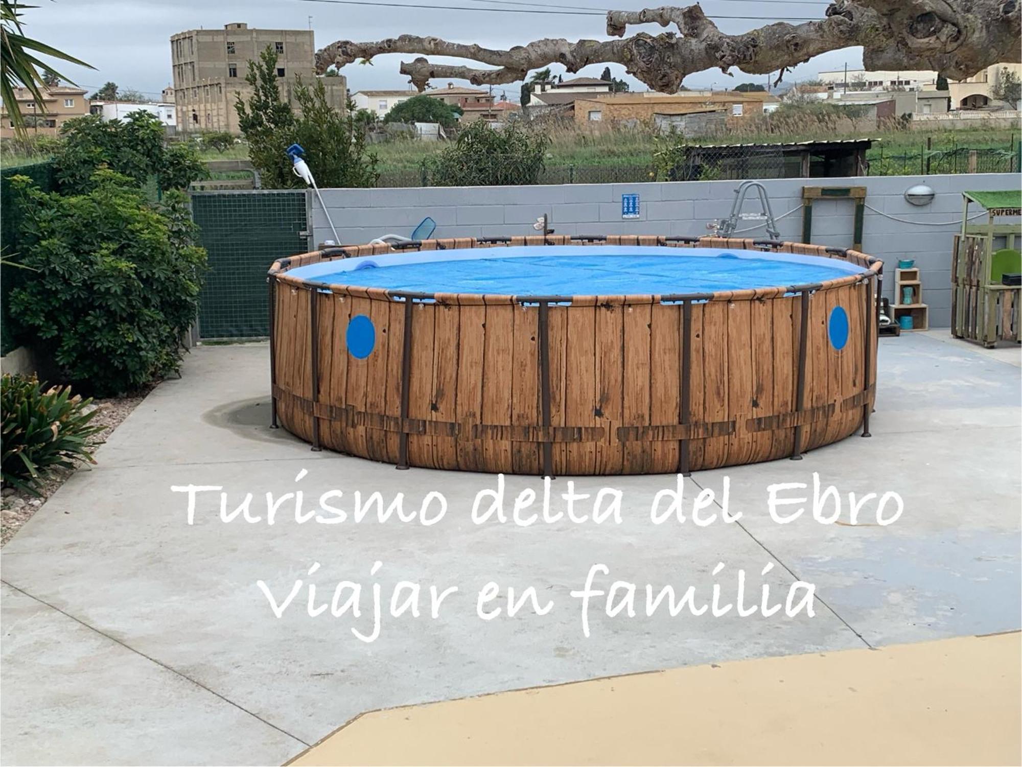 델테브레 Casa Enric , Con Zona Infantil, Piscina Y Parking Privado 게스트하우스 외부 사진